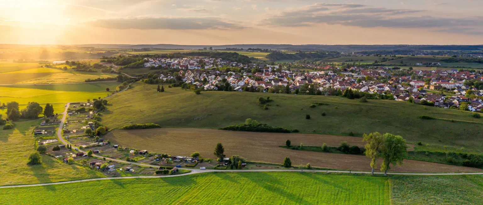 Gemeinde Hermaringen - Luftaufnahme von Hermaringen